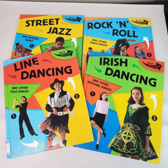 Get Dancing Series Rita Storey Library Binding (Ex Lib) Lot of 4 - Irish, Line - Picture 1 of 16